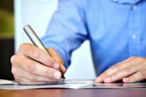 Writing hand